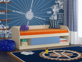 Кровать Соня 4 дуб молочный-голубой в Красноуфимске - krasnoufimsk.magazinmebel.ru | фото