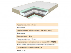 Матрас Тиссая 160х200 в Красноуфимске - krasnoufimsk.magazinmebel.ru | фото - изображение 2