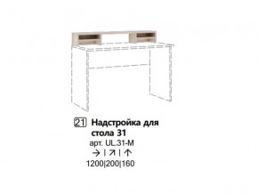 Надстройка для стола 31 (Полка) в Красноуфимске - krasnoufimsk.magazinmebel.ru | фото