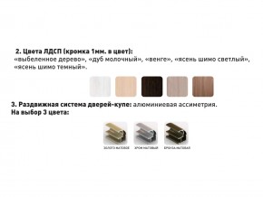 Шкаф-купе Акцент-Сим Д 2100-600 шимо тёмный в Красноуфимске - krasnoufimsk.magazinmebel.ru | фото - изображение 3