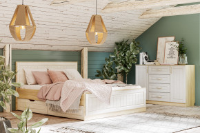 Спальня Оливия с комодом в Красноуфимске - krasnoufimsk.magazinmebel.ru | фото