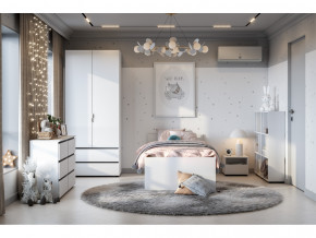 Спальня Токио Белый текстурный в Красноуфимске - krasnoufimsk.magazinmebel.ru | фото - изображение 8
