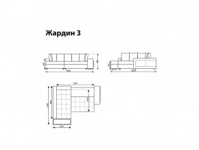 Угловой диван Жардин 3 вид 3 в Красноуфимске - krasnoufimsk.magazinmebel.ru | фото - изображение 8