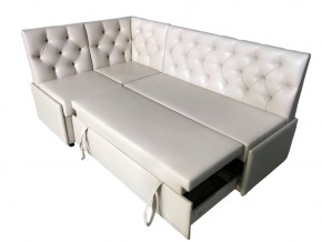 Угловой диван Призма со стяжками белый со спальным местом в Красноуфимске - krasnoufimsk.magazinmebel.ru | фото - изображение 3
